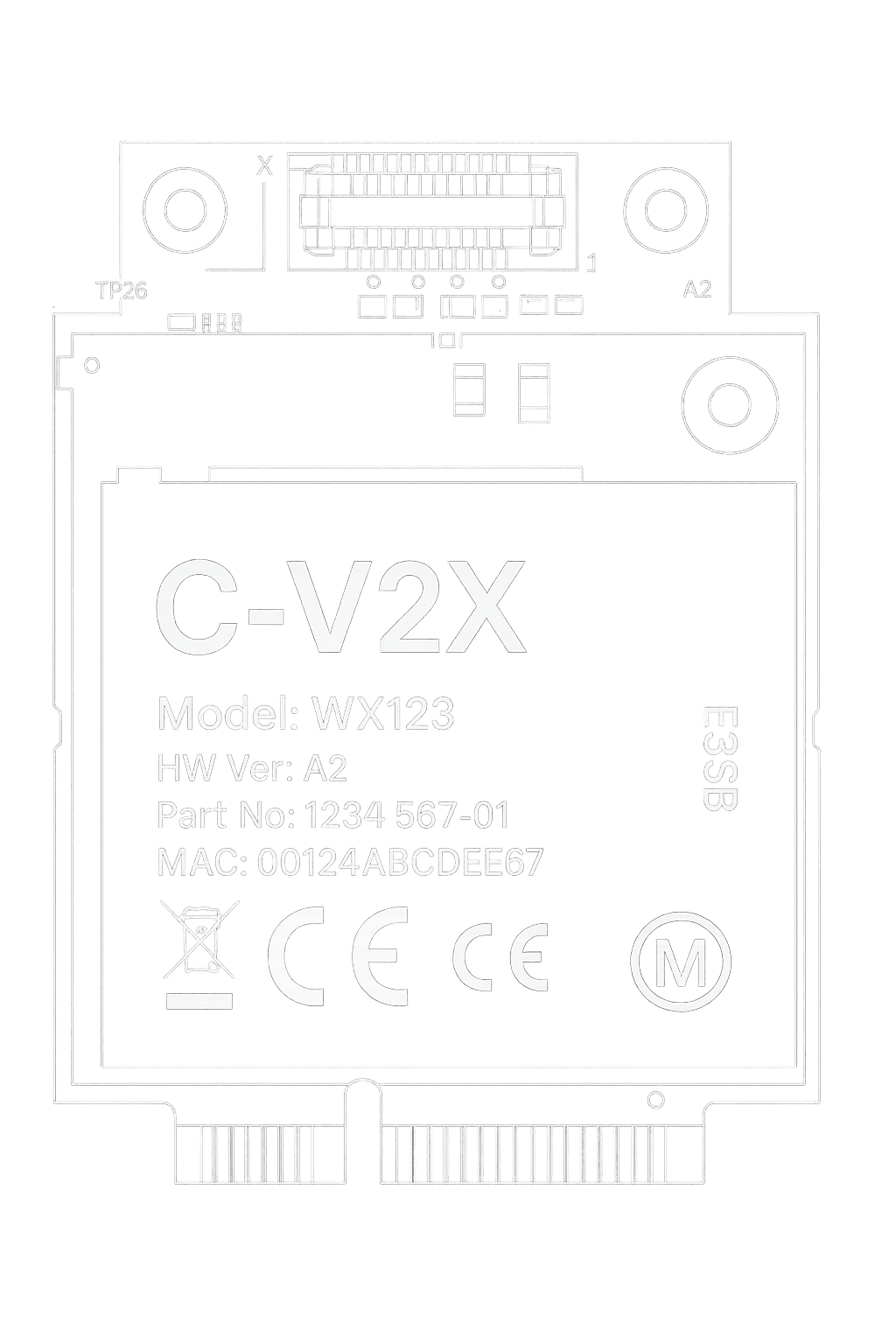 Nexxus C-V2X Module Front View